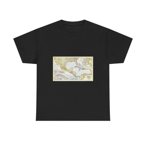 Central America - The Caribbean (1947) (Map) T-Shirt