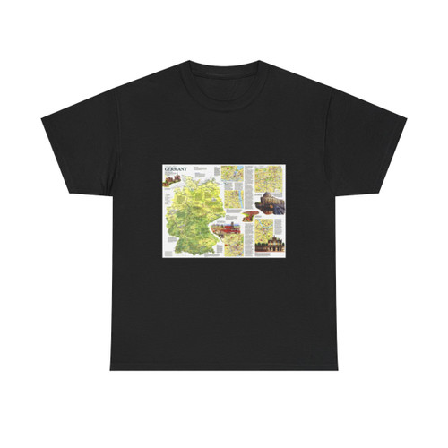 Germany - A Traveller's Map (1991) (Map) T-Shirt