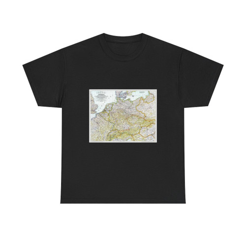 Germany and its Approaches (1944) (Map) T-Shirt