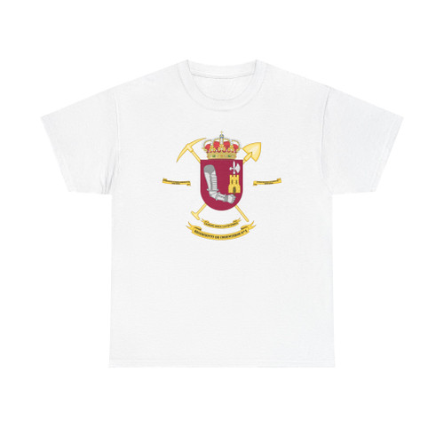 Coat of Arms of the 1st Engineer Regiment (Spain) (Coat of Arms) T-Shirt