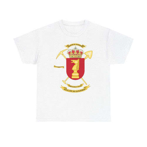 Coat of Arms of the 1st Engineer Battalion (Spain) (Coat of Arms) T-Shirt