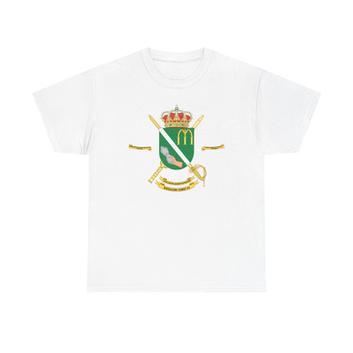 Coat of Arms of the 1st Civil-Military Cooperation Battalion (Spain) (Coat of Arms) T-Shirt