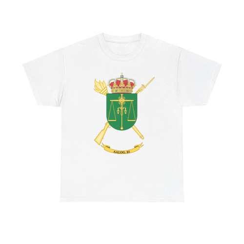 Coat of Arms of the 21st Logistics Support Group (Spain) (Coat of Arms) T-Shirt