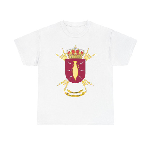 Coat of Arms of the 18th Signals Company (Spain) (Coat of Arms) T-Shirt