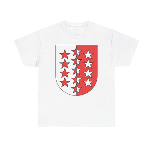 Wappen Wallis matt (Switzerland) (Coat of Arms) T-Shirt