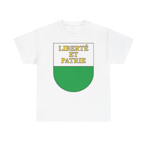 Wappen Waadt matt (Switzerland) (Coat of Arms) T-Shirt