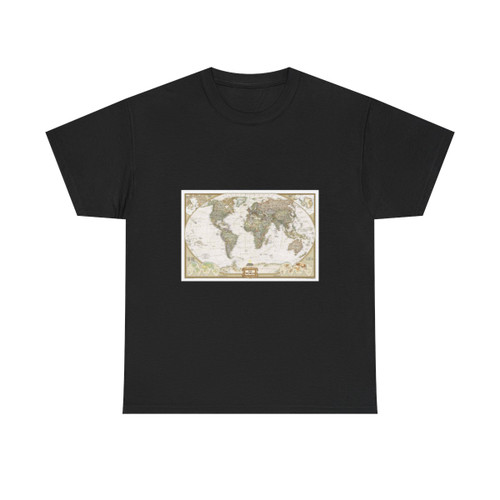 World Map - Political Antique (2007) (Map) T-Shirt