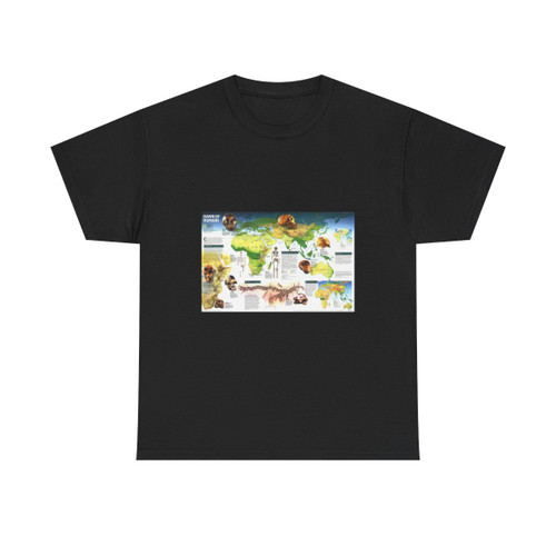 World Map - Dawn of Humans (1997) (Map) T-Shirt