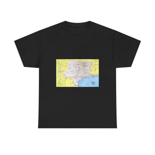 USA - South Central States 1 (1974) (Map) T-Shirt
