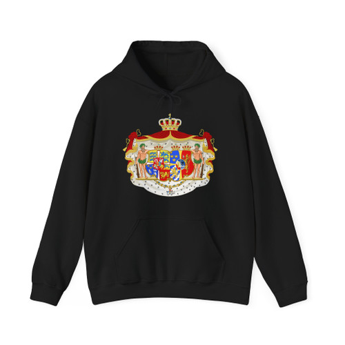 Armoiries de la reine Lovisa de Suede (Denmark) (Coat of Arms) Hoodie