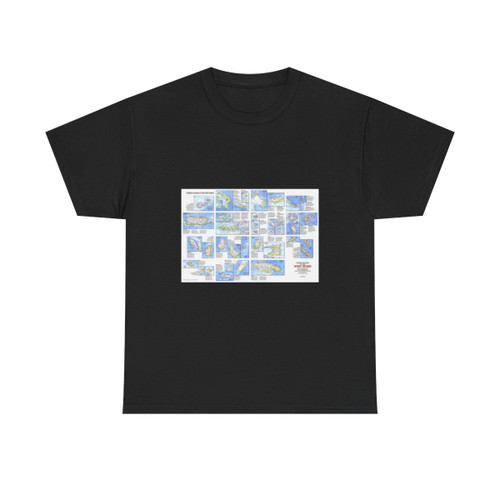West Indies - Tourist Islands (1981) (Map) T-Shirt