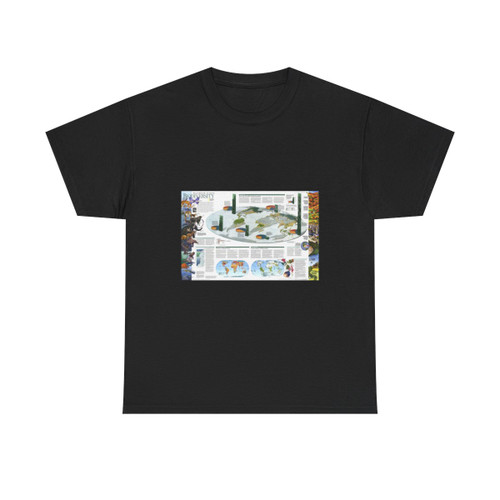 World Map - Biodiversity (1999) (Map) T-Shirt