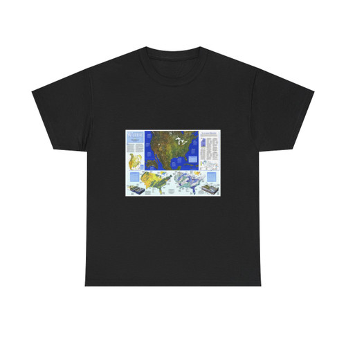 North America - Water- Precious Resource (1993) (Map) T-Shirt