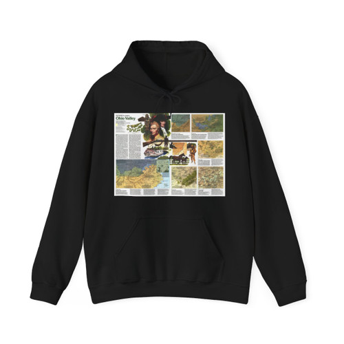USA - Ohio Valley 2 (1985) (Map) Hoodie