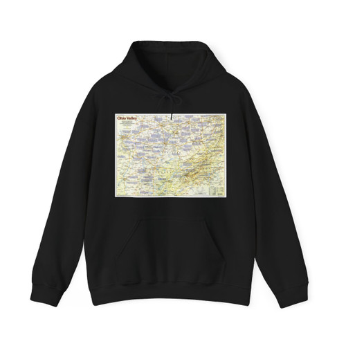 USA - Ohio Valley 1 (1985) (Map) Hoodie