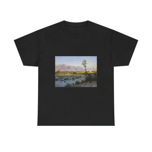 Albert Bierstadt (1830-1902) Prairie Landscape - T-Shirt