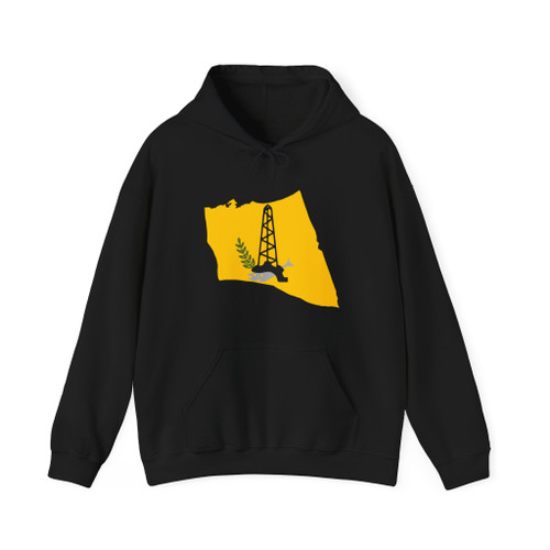 North Sinai Governorate Flag Map (Egypt) Hoodie