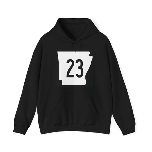 Arkansas 23 (Arkansas) (Road Sign) Hoodie