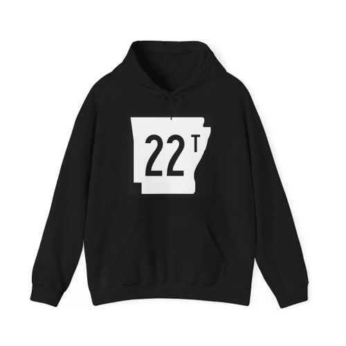 Arkansas 22T (Arkansas) (Road Sign) Hoodie