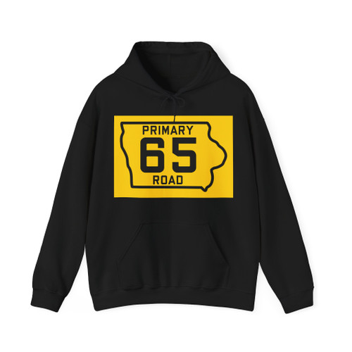 Iowa Primary 65 (Iowa) (Road Sign) Hoodie