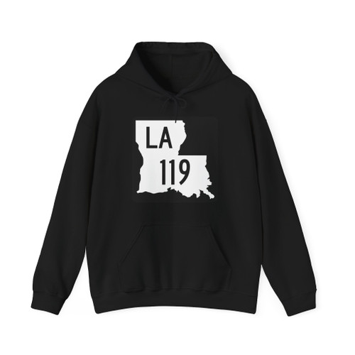 Louisiana 119 2008 (Louisiana) (Road Sign) Hoodie
