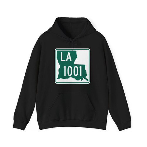 Louisiana 1001 (Louisiana) (Road Sign) Hoodie