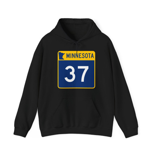 MN-37 (Minnesota) (Road Sign) Hoodie