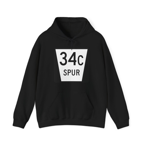 N SPUR 34C (Nebraska) (Road Sign) Hoodie