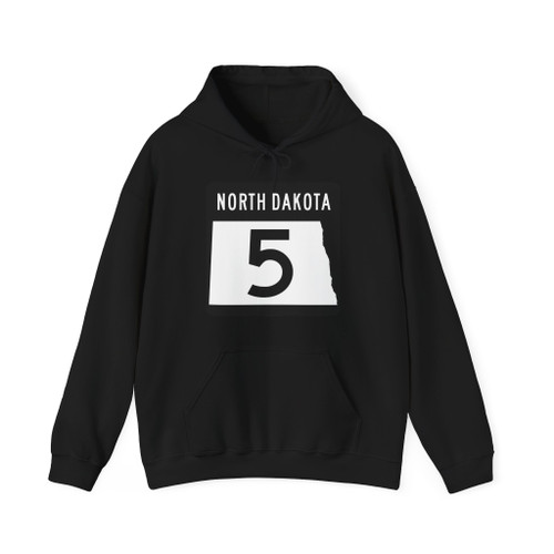 ND-5 2015 (North Dakota) (Road Sign) Hoodie