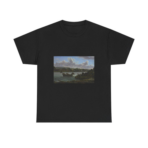 Jean-Joseph-Xavier Bidauld (1758-1846) The Departure for the Hunt - Oil on Canvas 1806 - T-Shirt