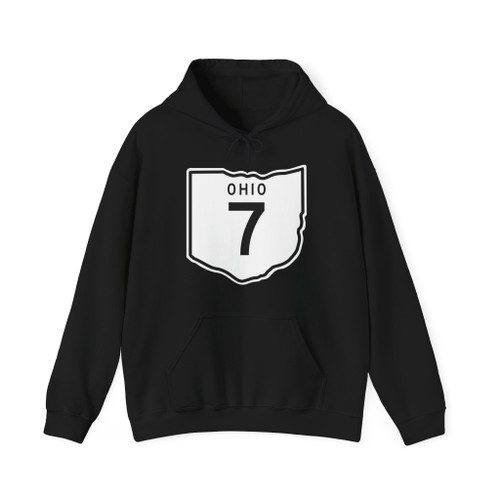 OH-7 1948 (Ohio) (Road Sign) Hoodie
