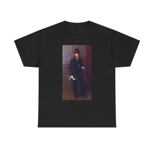 Jean Beraud (1849-1936) Portrait D'un Homme Elegant - Oil on panel - T-Shirt