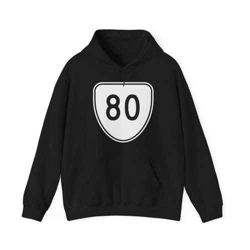 Virginia 80 1956 (Virginia) (Road Sign) Hoodie