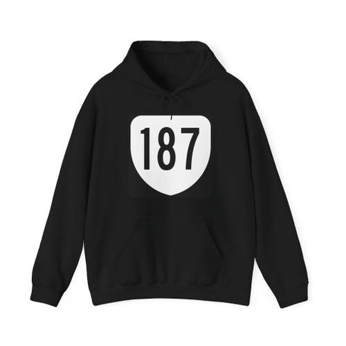 Virginia 187 1980 (Virginia) (Road Sign) Hoodie