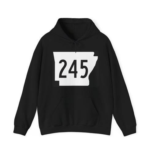 Arkansas 245 (Arkansas) (Road Sign) Hoodie