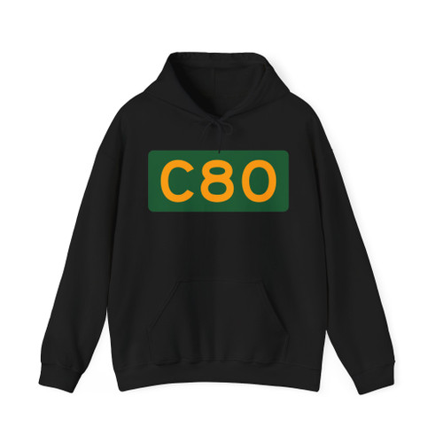 AUS Alphanumeric Route C80 (Australia) (Road Sign) Hoodie