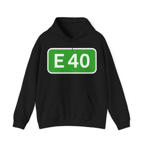 E40-UA (Ukraine) (Road Sign) Hoodie