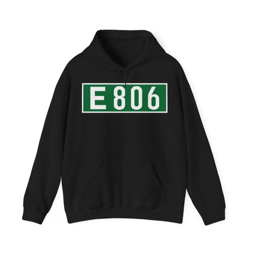 E806-PT (Portugal) (Road Sign) Hoodie