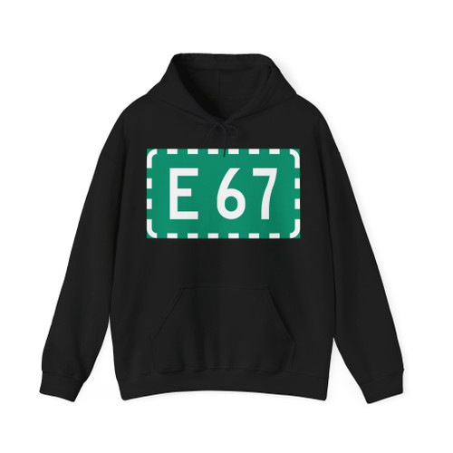 Finland road sign F35-1-67 (Finland) (Road Sign) Hoodie