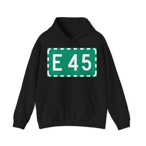Finland road sign F35-1-45 (Finland) (Road Sign) Hoodie