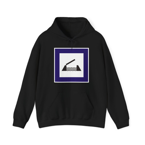 Hungary road sign F-029 (Hungary) (Road Sign) Hoodie