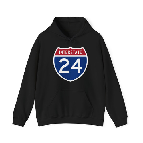I-24 1957 (United States) (Road Sign) Hoodie