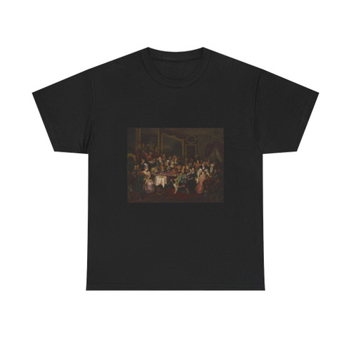 Attributed to Robert William Buss (1804-1875) The Auction - Oil on Canvas 1837 - T-Shirt