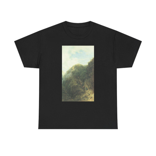 Carl Spitzweg (1808-1885) The ascent (climb to Wendelstein, tourists in the mountains) - Oil on Canvas c-0 - T-Shirt