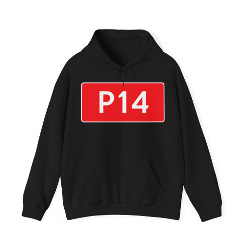 P14-BY (Belarus) (Road Sign) Hoodie