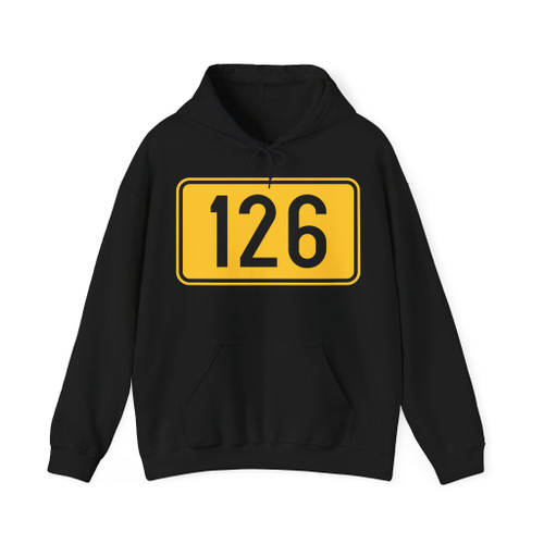 R126-SRB (Serbia) (Road Sign) Hoodie