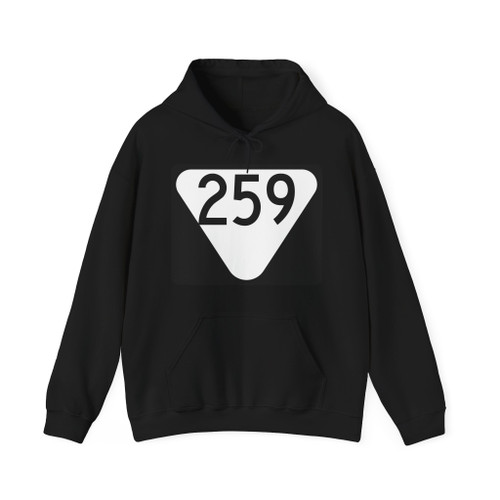 Secondary Tennessee 259 (Tennessee) (Road Sign) Hoodie