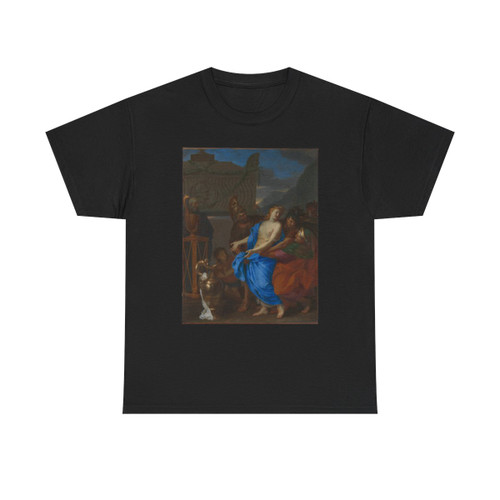 Charles Le Brun (1619-1690) The Sacrifice of Polyxena - Oil on Canvas 1647 - T-Shirt