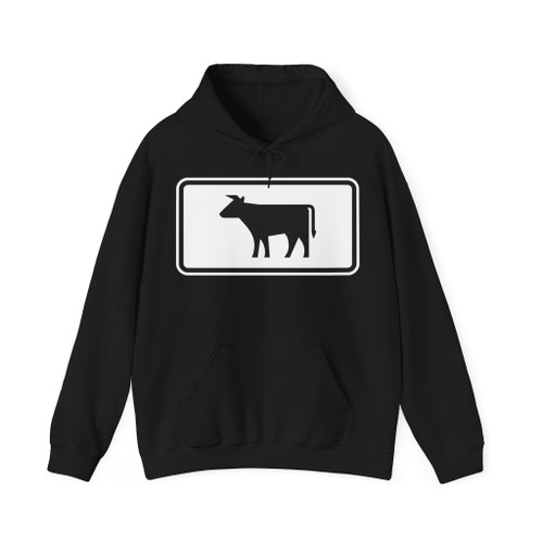 Zusatzzeichen 1010-55 - Viehtrieb 600x330 StVO 2017 (Germany) (Road Sign) Hoodie