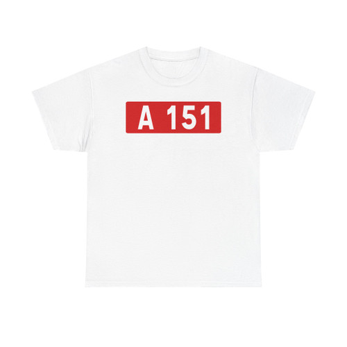 Autoroute française 151 (France) (Road Sign) T-Shirt
